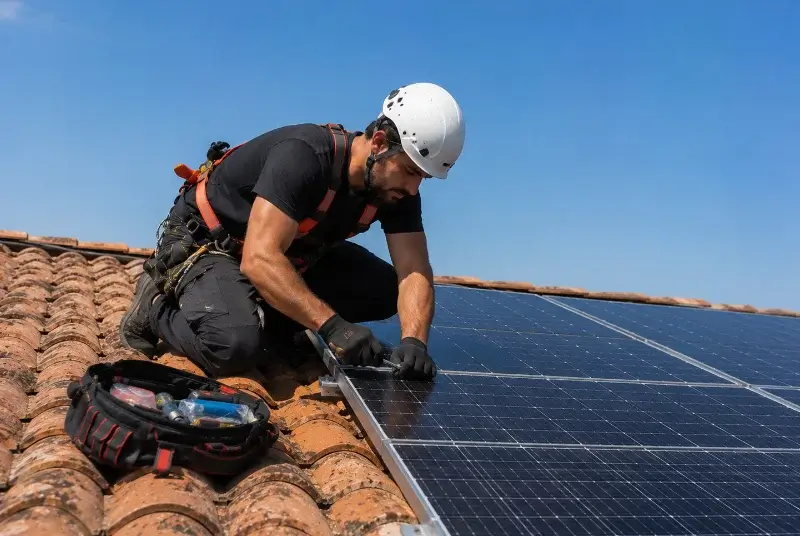 Maintenance et monitoring de panneaux solaires à Vérignon